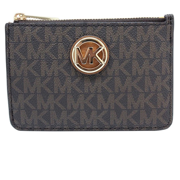 Michael Kors Fulton Small Top Zip Coinpouch Wallet - Picture 1 of 4